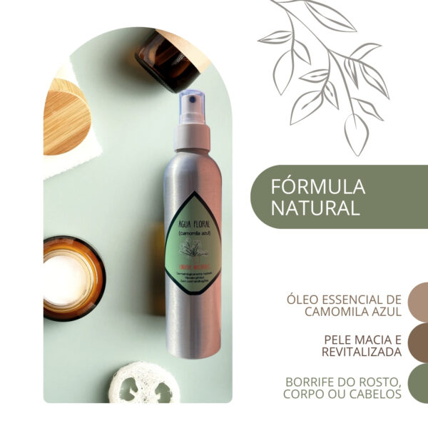 ÁGUA FLORAL CAMOMILA AZUL LINDÓIA NATURALE® - Imagem 2
