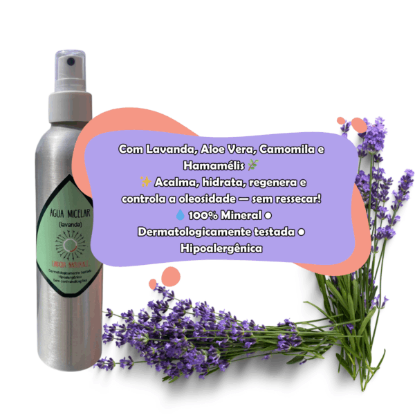 ÁGUA MICELAR LAVANDA LINDÓIA NATURALE® - Imagem 7