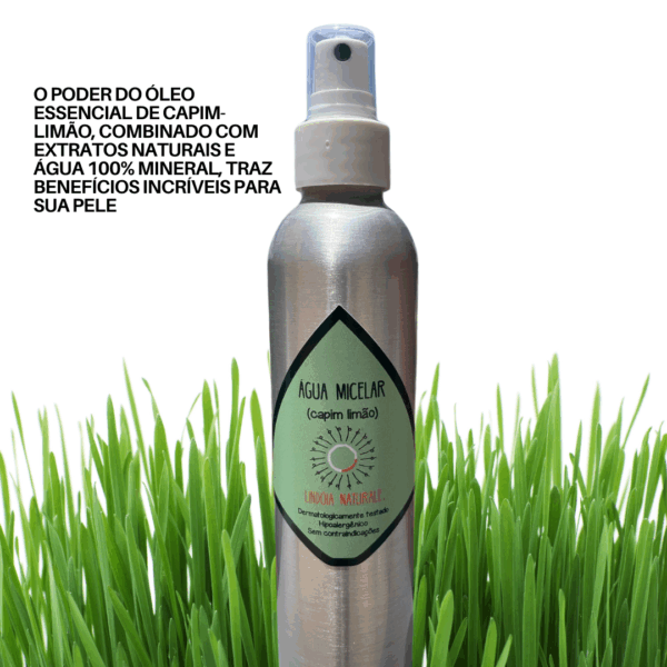 ÁGUA MICELAR CAPIM LIMÃO LINDÓIA NATURALE® - Imagem 3