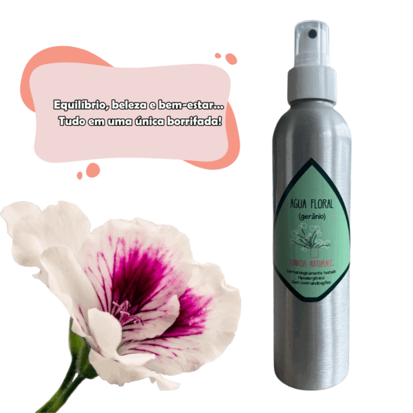ÁGUA FLORAL GERÂNIO LINDÓIA NATURALE® - Imagem 5