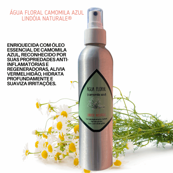 ÁGUA FLORAL CAMOMILA AZUL LINDÓIA NATURALE® - Imagem 6